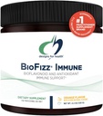 Designs for Health BioFizz Immuunijauhe - C-vitamiini Drink Mix lisäravinteet Bioflavonoidit, Sinkki, 2000 IU D-vitamiini + E - Fizzy Orange Flavor + antioksidantti tuki (30 tarjoilua / 120 g)