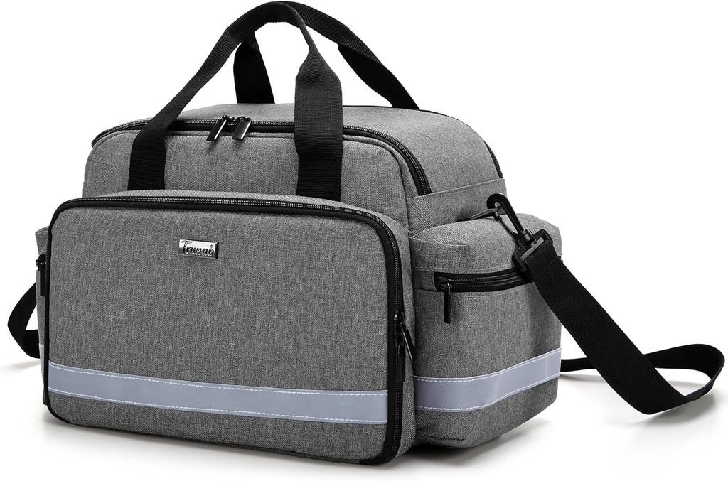 Trunab Home Terveydenhoitaja laukku Medical Bag Järjestäjä kahva ja olkahihna kotikäynti