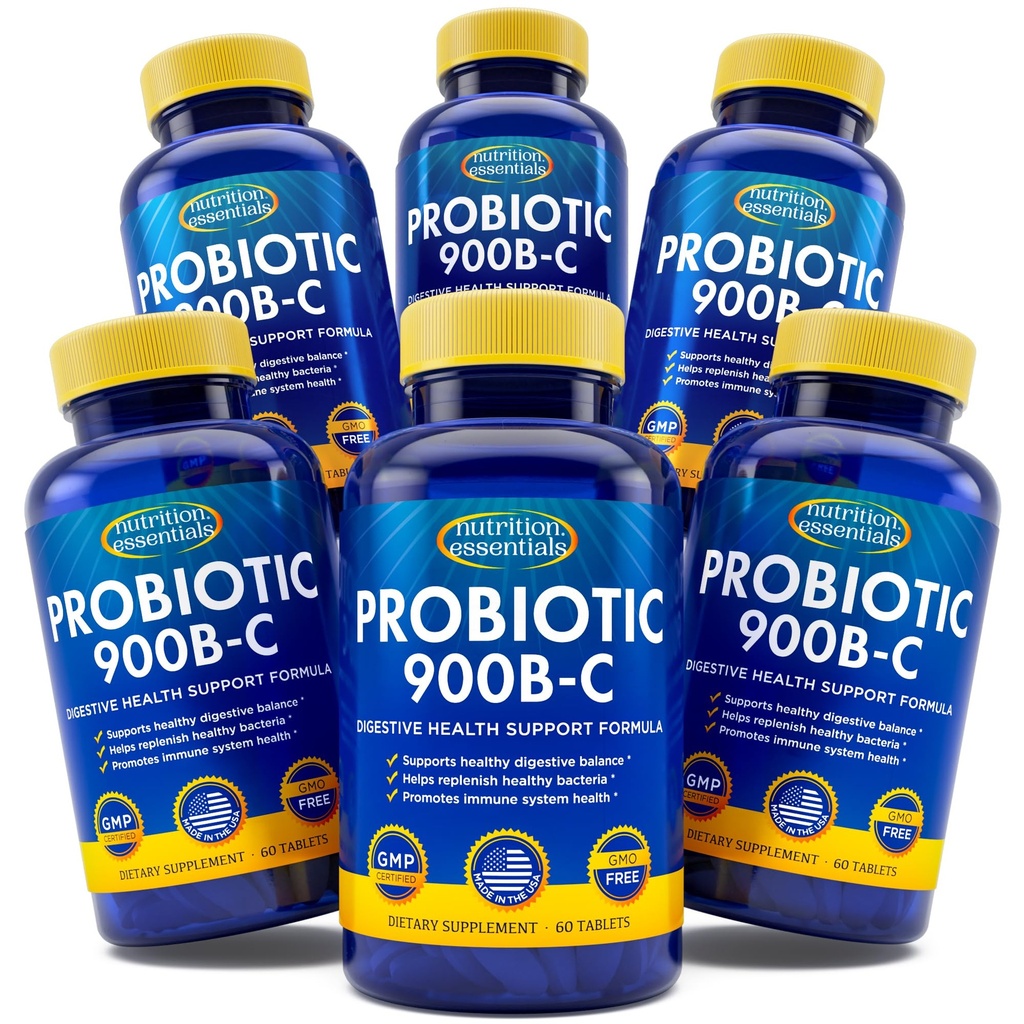 Nutrition Essentials GMP Certified Probiotic Ravintolisä 6 pullot 360 kapselia