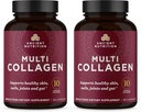 Ancient Nutrition Collagen Peptides Capsules Supplement, Hydrolyzed Collagen Pills for Women & Men, Tukee terveitä ihoa ja kynsiä, Gut Health & Joint Support, Kutistus-Wrapped 90 Count Bundle (2 pakkaus)