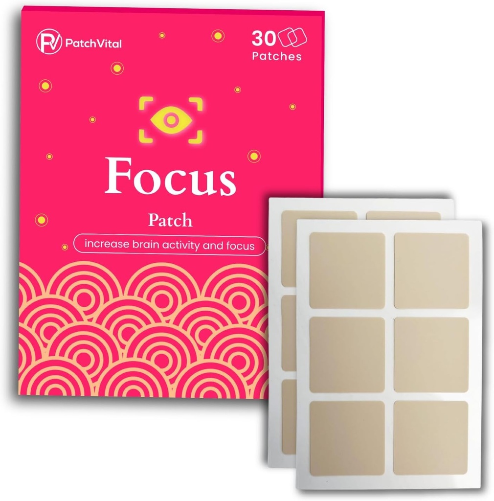 Focus Patch | Plant Based Water Resistant Patches (30 greve)