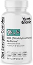 Youth & Tonic DIM BioPerine for Estrogeeni Metabolia Tuki Naiset ja miehet Hormoni Balance kanssa Estrogeeni Blocker ... Diindolyylimetaani täydennysosa - 30 pillereitä