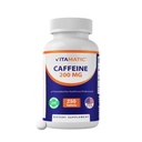 Vitamatic kofeiini pillereitä 200mg per tarjoilu, 250 kasvissyöjä tablettia