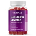 Sambucus Elderberry Gummies aikuisille - Immuuni tuki täydentää C-vitamiinia ja sinkkiä - parannettu Formula Daily Defense - 120 Count, 2 kuukauden tarjonta, Berry Flavor - kätevä hyvinvointi