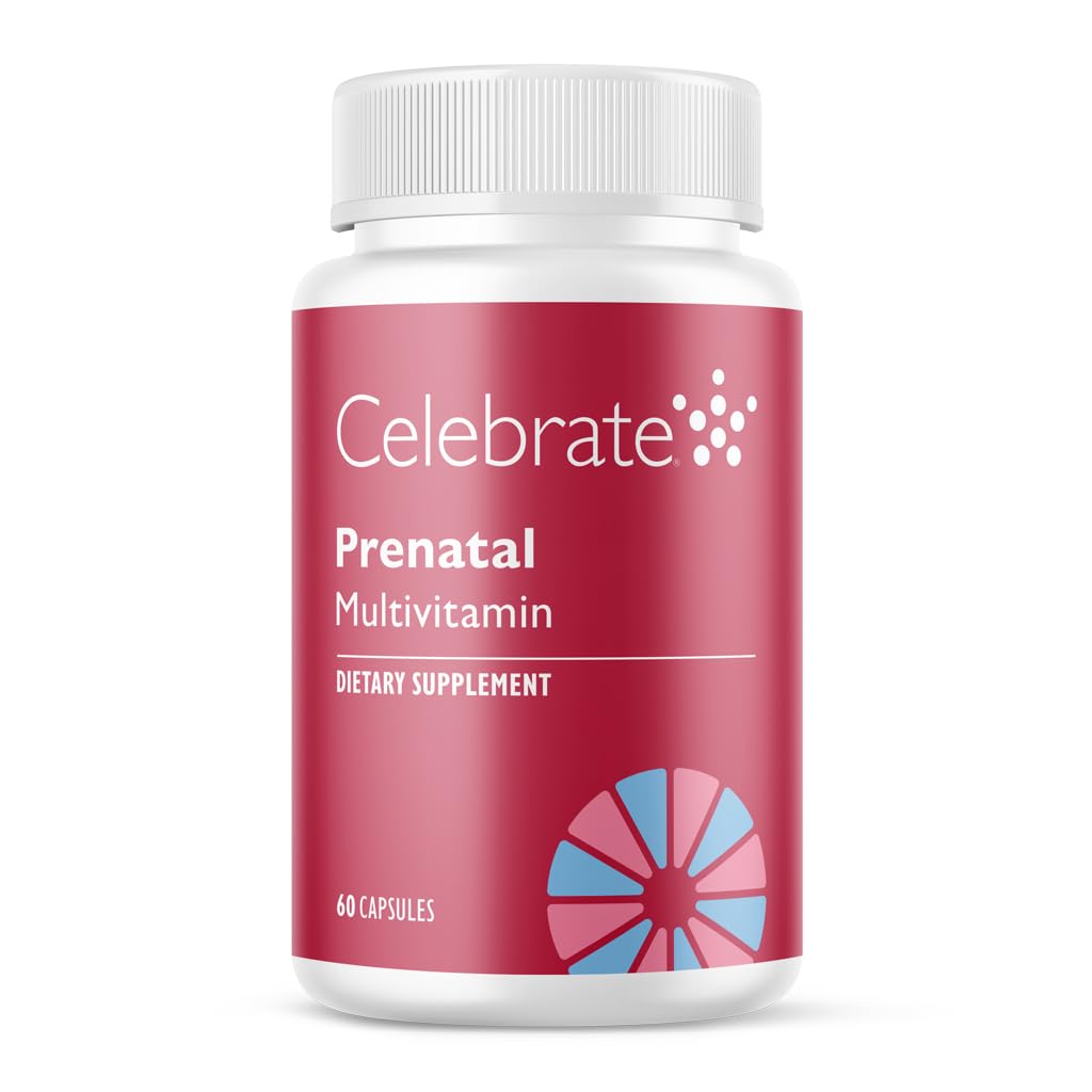 Fira vitaminer Bariatric Prenatal Multivitamin kapslar med folat (folisyra), vitamin A, järn, jod och kolin, för Roux en Y och Sleeve Gastrectomy Patients, 60 Count