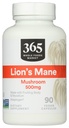 365 av Whole Foods Market, Lion's Mane Mushroom 500mcg, Vegan, 90 Count