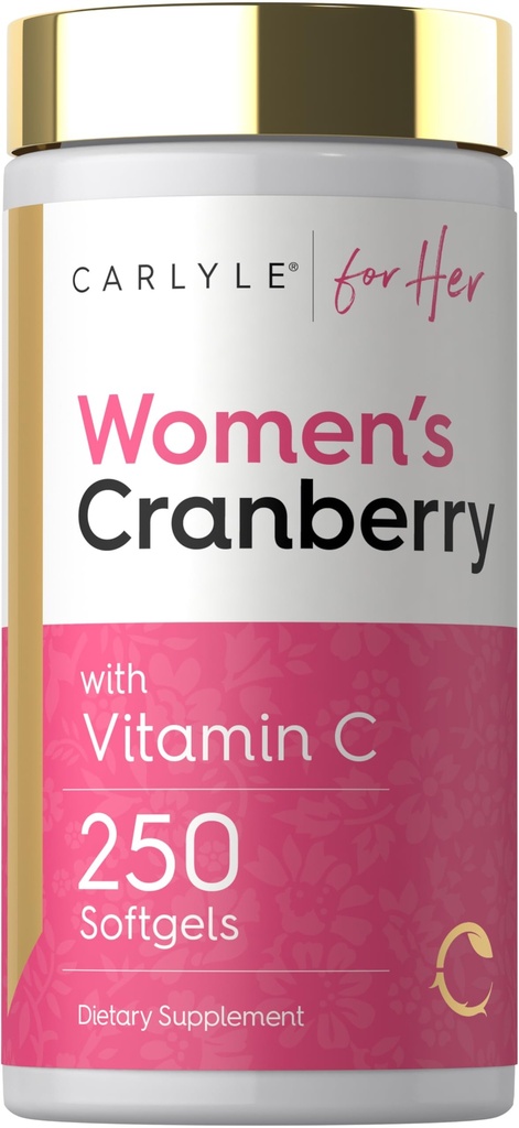 Carlyle Cranberry Pills for Women ... 250 Softgels...