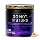 Life Happns ei häiritse nukkua Apua aikuisille Luonnollinen täydentää L-Theanine, Magnesium, Passion Flower & Evodia Hedelmän restauratiivinen uni Melatoniinivapaa, Non Habit-Forming, 60 kapselia