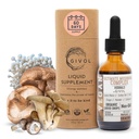 Ultimate Immuuni Sieni Complex Liquid Drops: Dynaaminen kasviperäisten sekoitus parantaa suorituskykyä ja energiaa, Fresh Lion's Mane, Reishi, Chaga uutteet, Vitamiinit, 60 päivän tarjonta