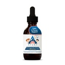 Ayush Yrtit Ashwagandha Drops lapsille ja aikuisille - Alkoholiton Ashwagandha Drops, Calming Daily Supplement for Calm Focus with Organic Ashwagandha, Lemon Flavor - 2 Fl Oz (80 Servings)