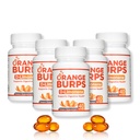 Orange Burps D-Limonen täydennysosa - Acid Reflux-, Heatburn Relief-, GERD Relief- ja ruuansulatushäiriöiden hoitoon tarkoitettu hapon reduktori (1 000 mg:n pakkaus 5)