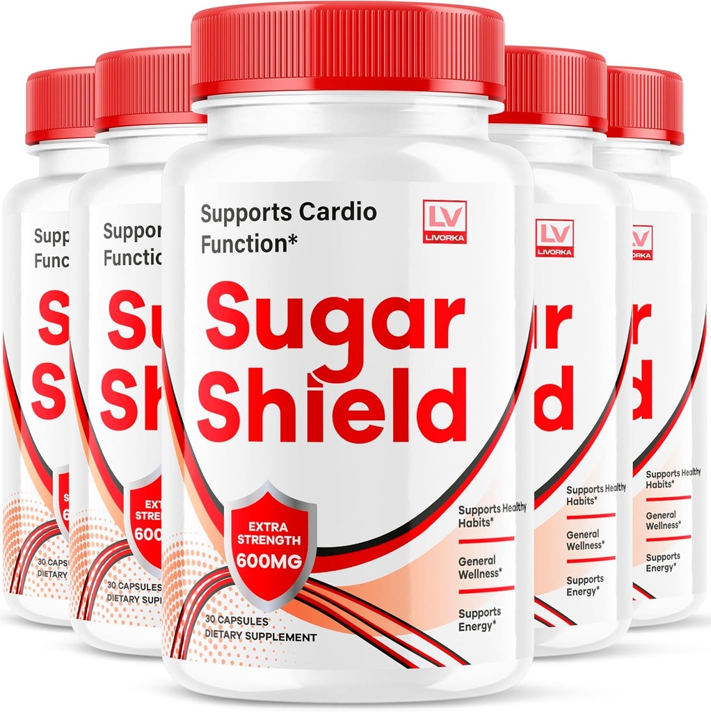 (5 Pack) Sugar Shield, Sugar Shield Blood Support, Sugar Shield Pills, Sugar Shield Kapselit, Sugar Shield, Sugar Shield Advanced Formula, Sugar Shield Reviews, 150 kapselia