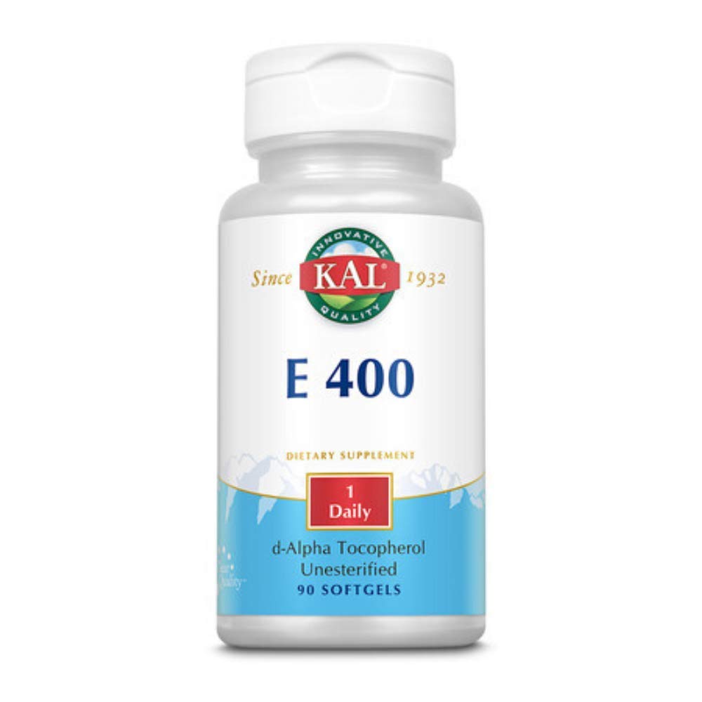 KAL E-400 D- Alpha Tokoferoli 400 IU Softgels, 90