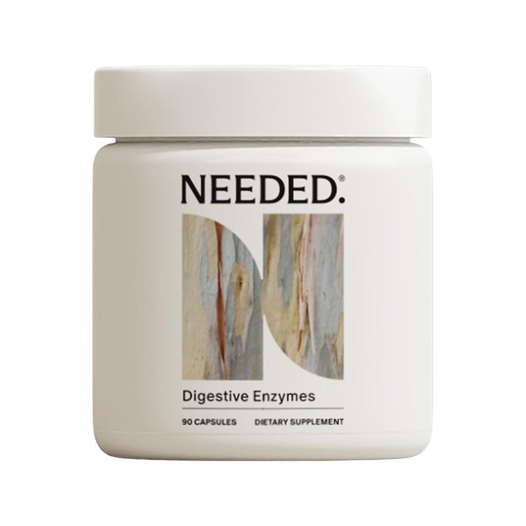 Behöver. Digestive Enzymes Support - Daily Essential Enzymes Support för uppblåst lättnad - 90 kapslar med 14 kliniskt säkerhetskopierade matsmältningsenzymer
