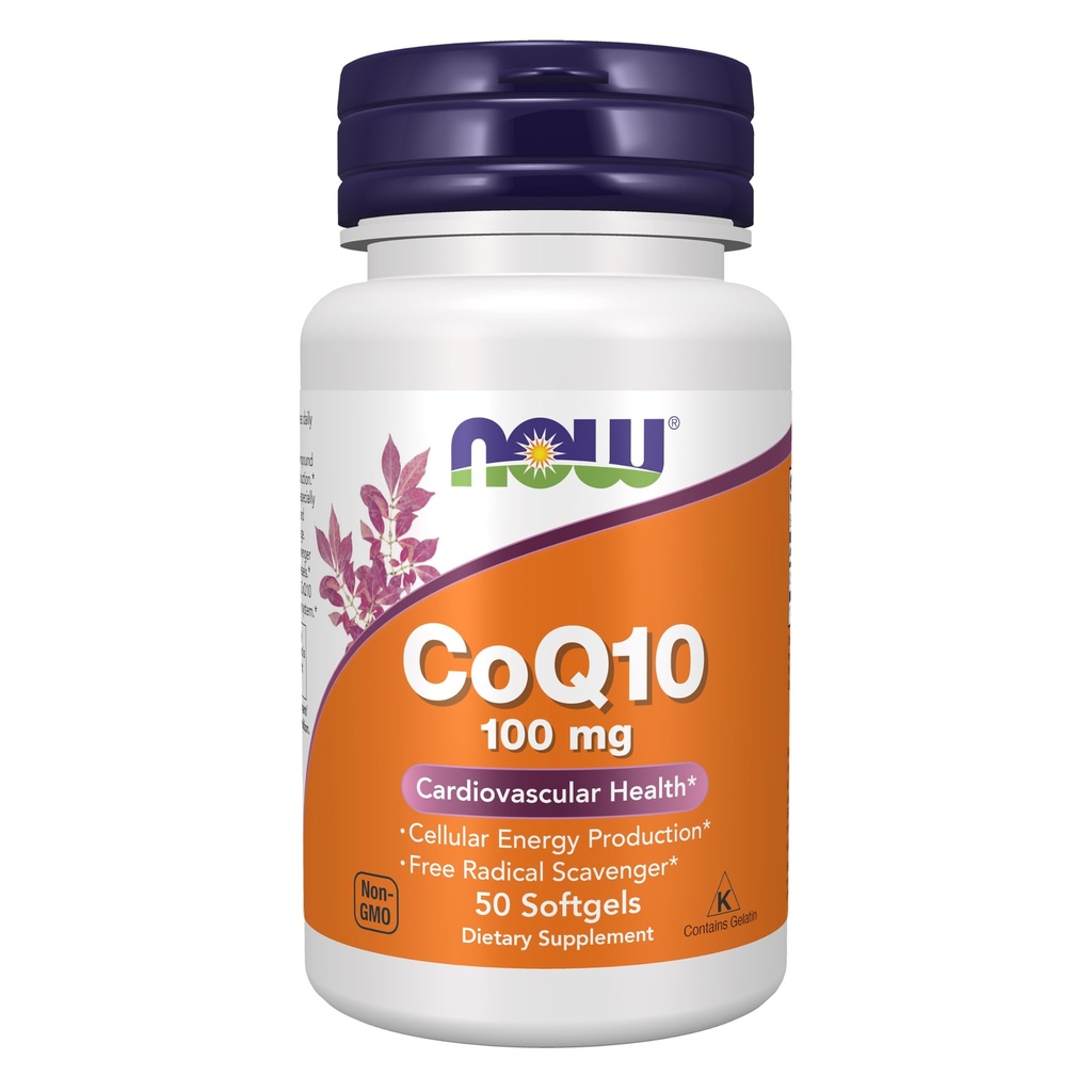 NYT lisäravinteet, CoQ10 (Coenzyme Q10) 100 mg, lääkeaste, sydän- ja verisuonitauti*, 50 Softgelia