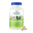 Ridgecrest Herbals EssentialEyes, Natural Eye Vitamin Supplements, Innehåller Lutein, Zeaxanthin, Bilberry Extract, stöder Eye and Vision Health (120 Vegan Caps, 30 Serv)