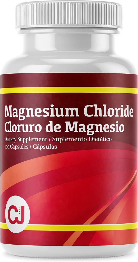 Magnesiumkloridi - Cloruro de Magnesio, 100 kapselia, Essential Mineral Supplement, Rentoutuminen