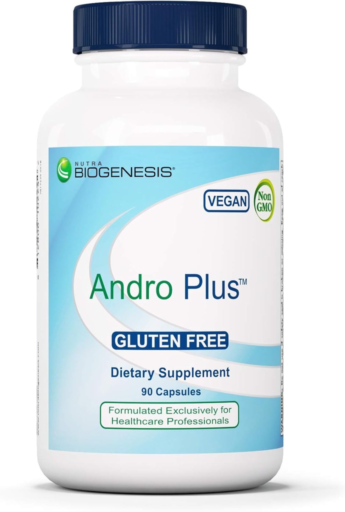 Nutra BioGenesis Andro Plus - Tribulus Terrestris Extract miehille, Maca juurilisä miesten elinvoimaa Muira Puama, terveys ja hyvinvointi tuki - 90 kasvissyöjä kapselit