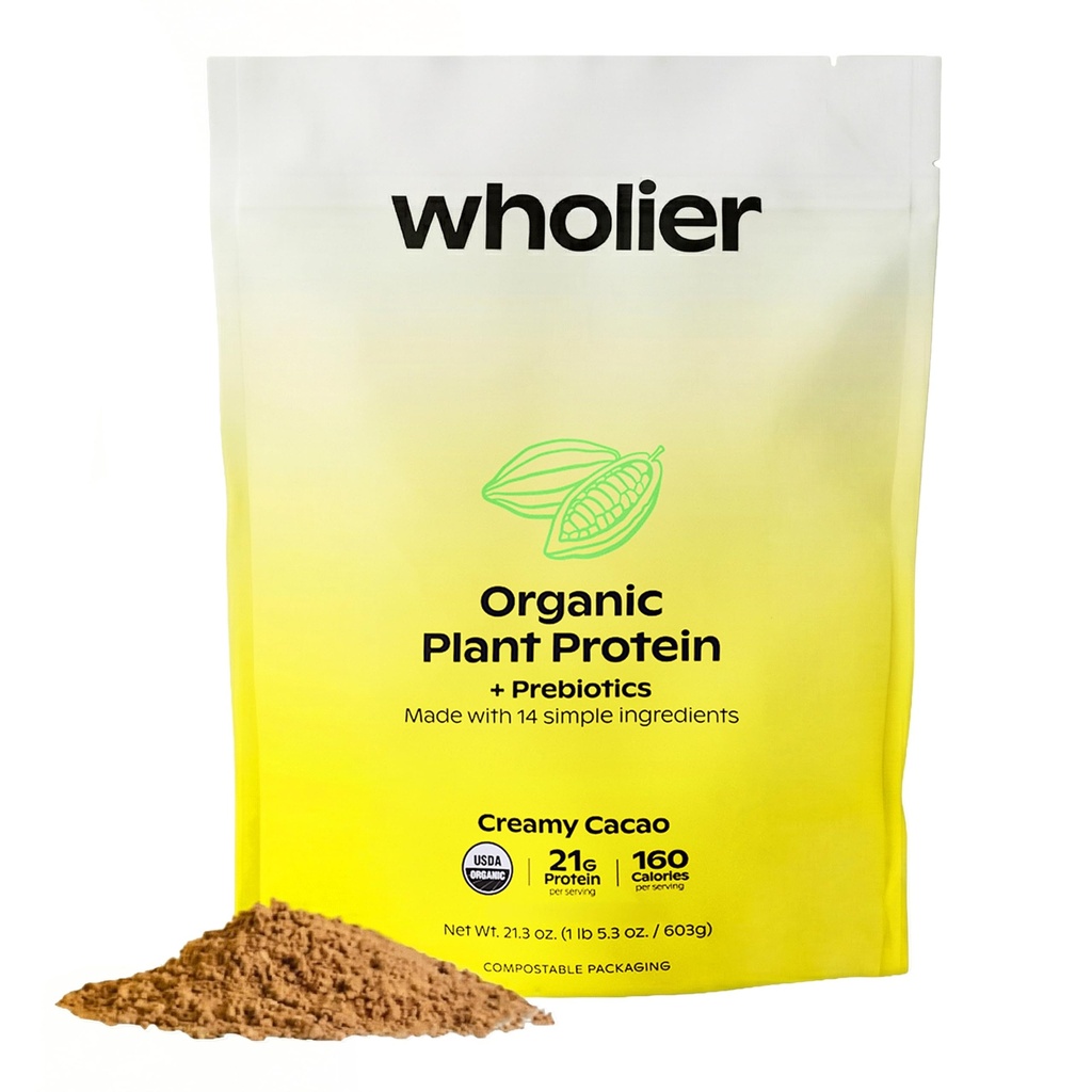 welier Organic Plant Protein + Prebiootit. Clean Vegan Protein. 21 g proteiinia. 14 Real Plant Ingredients. Prebioottikuitua. Ei luonnon makuja, Gums tai Fillers. Kermainen cacao (1 lb. 4 oz.)