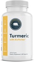 Kurkumallinen BioPerine, 95% Curcuminoidit - 60 kapselia - Valmistettu Yhdysvalloissa, Vegaani, ei-GMO, gluteeniton, ja Dairy-free