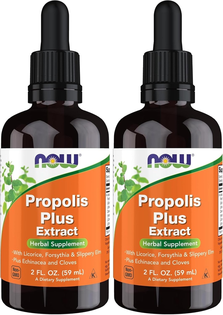 NYT lisäravinteet, Propolis Plus Extract Liquid Dropper, Herbal Supplement, 2-Aunce (paketti 2)