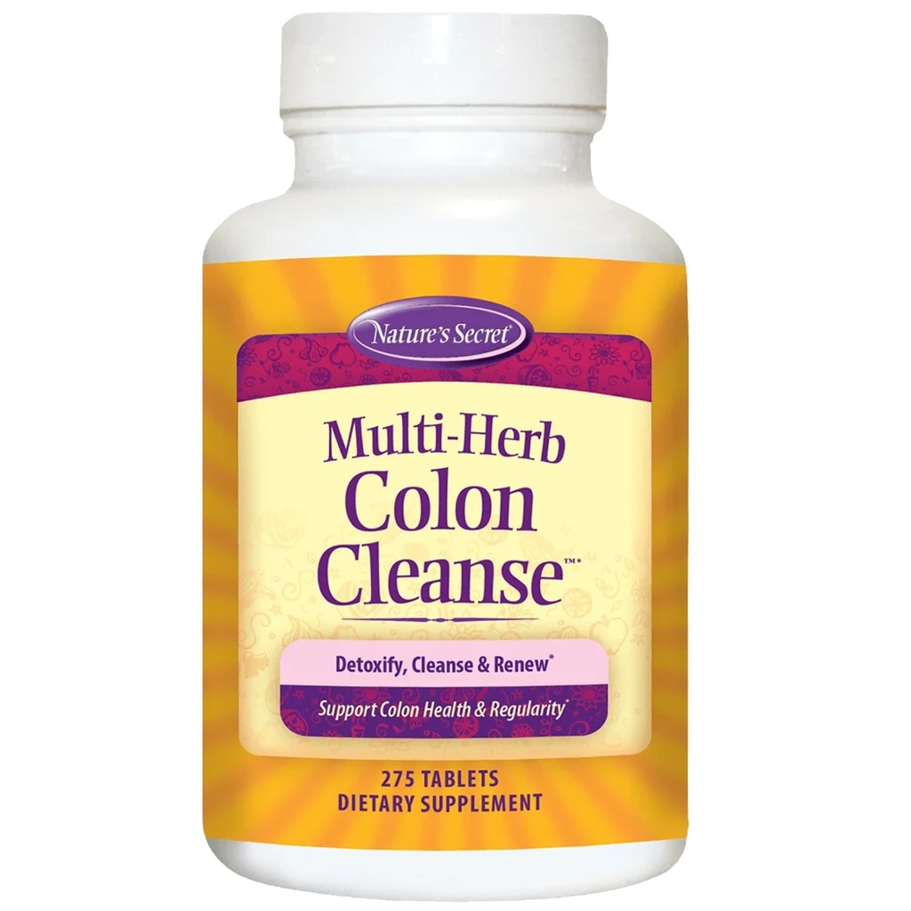 Nature's Secret Multi-Herb Colon Cleanse, 275 tablettia