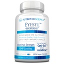Godkänd Science EyeSyl - Eye Support Supplement - Chromium Picolinate, Taurine, Lutein, Zeaxanthin, Bilberry, BioPerine - 1 månads leverans - 60 kapslar - Tillverkad i USA
