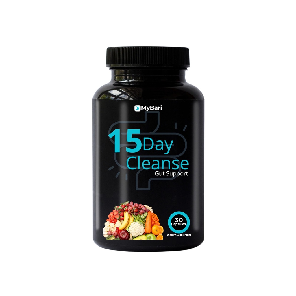 15 Day Cleanse - Gut and Colon Support - Advanced Gut Cleanse Detox naisten ja miesten kanssa Senna, Cascara Sagrada & Psyllium Husk - ei-GMO - Valmistettu Yhdysvalloissa - 30 kapselia