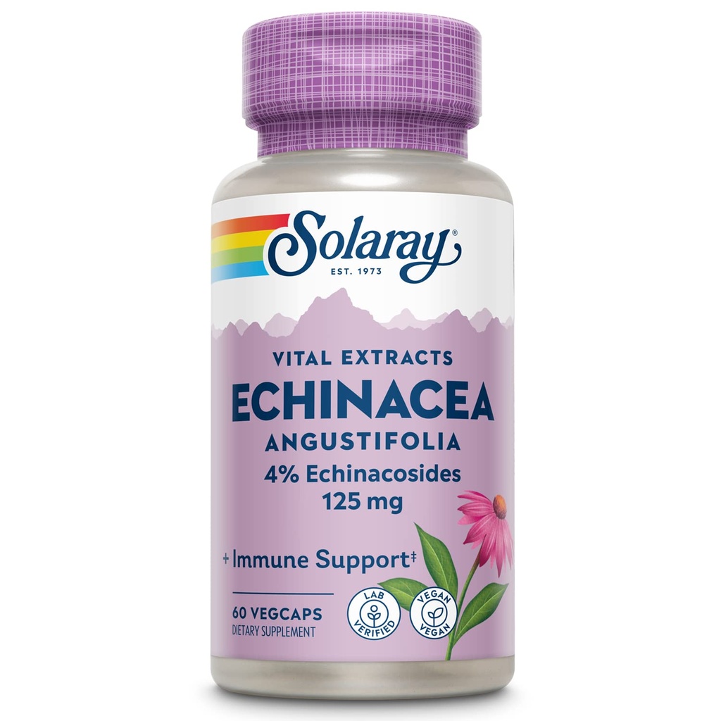 SOLARAY Echinacea Angustifolia juuriuute 125 mg 