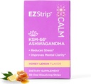 Rauhallinen lisäravinto - Honey Lemon Flavor, 30 Count - Ratkaiseva Camming nauhat Ashwagandha KSM 66 Apua Stressi Relief - Valmistettu Yhdysvalloissa, Sokeri ja Gluteeniton