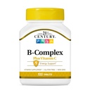21st Century Healthcare, B Complex Plus C-vitamiini, Tabletit 100 Lukumäärä (pakkaus 1)