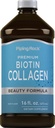 Piping Rock Liquid Collagen ja Biotin 16 fl oz 