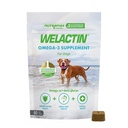 Nutramax Welactin Omega 3 Fish Oil for Dogs, Skin and Coat Health Supplement, Plus Immuuni ja yleinen terveys, Premium Omega 3 Rasvahapot, Multivitamiini koirille, Pehmeä Chews, 60