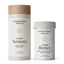 Stonehenge Health Dynamic Turmeric, Dynamic Biotics Probiootti: nivelet ja digestio Tuki Bundle