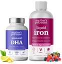 Äidin lupaus ennen syntymää DHA & Liquid Iron Bundle