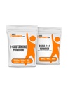 BulkLisät L-glutamiini 500g + BCAA 2:1:1 500g Bundle