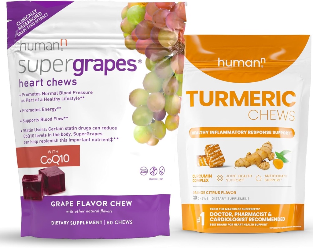 Humann SuperGrapes och gurkmeja Chews
