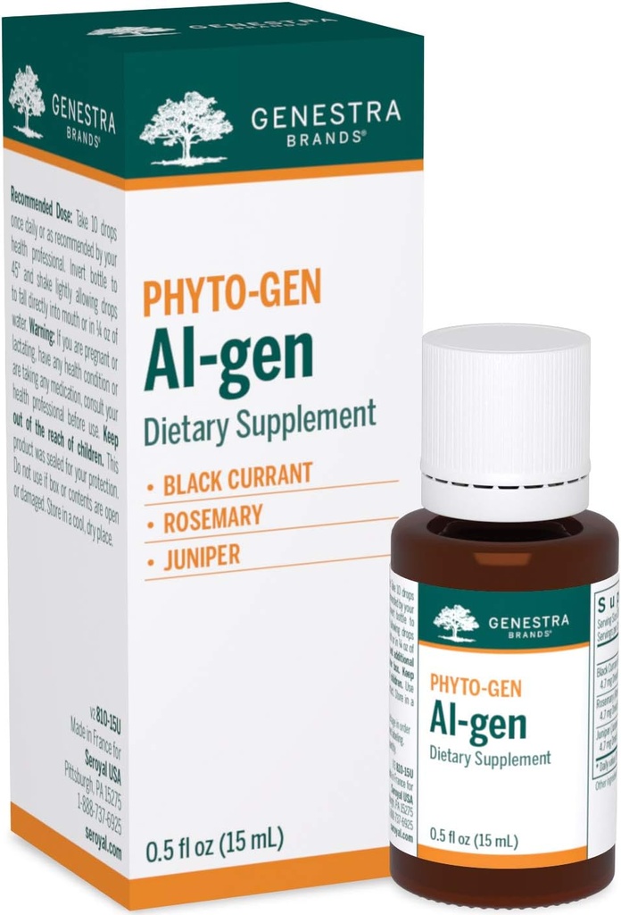 Genestra Brands Al-gen ... Mustaherukka, Rosemary ja Juniper Herbal Supplement