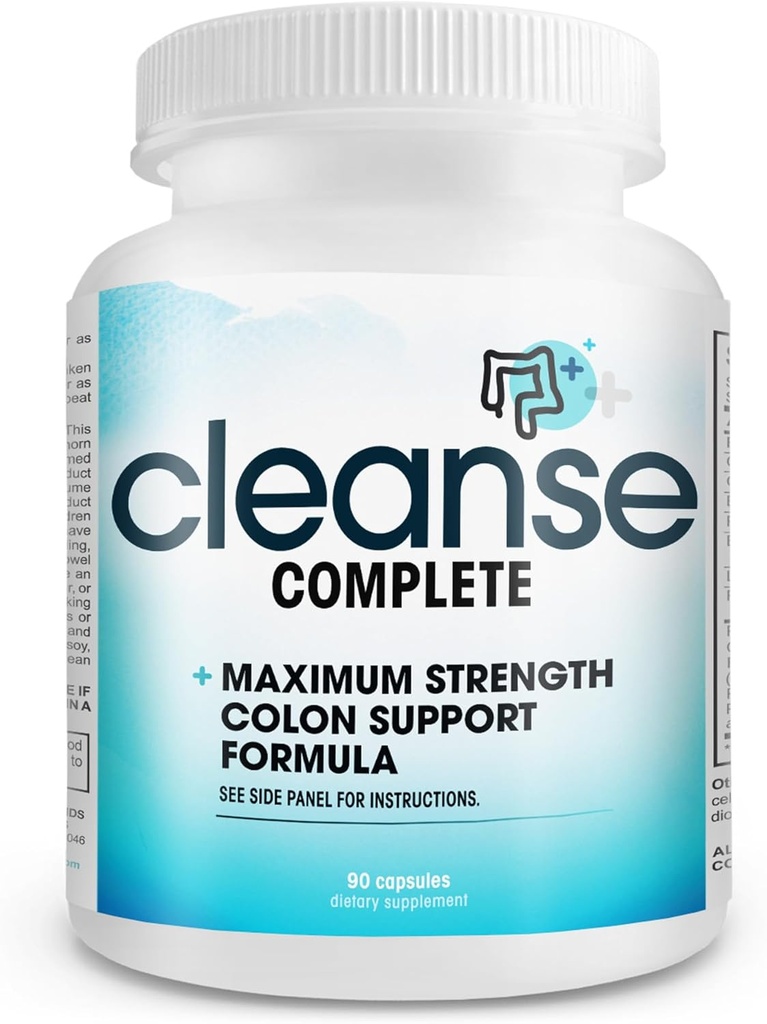 Cleanse Complete - Triple Strength aktiverad Colon Cleansefor Optimal Colon Health och Colon Care.