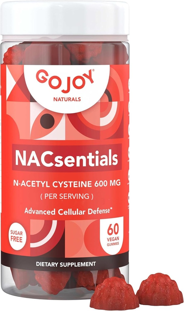 GOJOY NACsentials 7-in-1 NAC Gummies 600mg ...
