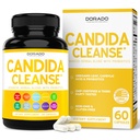 Candida Cleanse Detox (60 Count) Advanced 11-in-1 Formula for Overgrowth Treatment with Candida Killer Complex for Men and Women - Kolmas osapuoli testattu - Made in USA