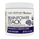 Värdförsvar BrainPower Stack Powder - Riktad Brain Support Supplement - Powder Mushroom Supplement med Lion's Mane, Niacin (B3) & Vitamin B12 - Herbal Brain Support - 100g (66 portioner)
