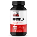 FORCE FACTOR B-vitamiini Complex tukea energiaa, elinvoimaa, ja sydämen terveys, sisältää B1-vitamiinia, B2-vitamiinia, B6-vitamiinia, B12-vitamiinia ja enemmän, Vegaani, ei-GMO, 60 Vihanneskapselit