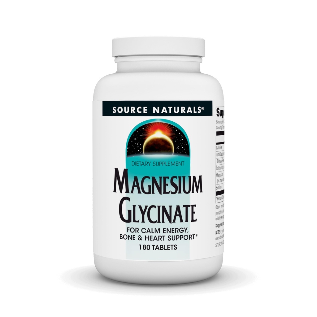 Source Naturals Magnesium Glycinate, kelated for high Imeytyminen ...