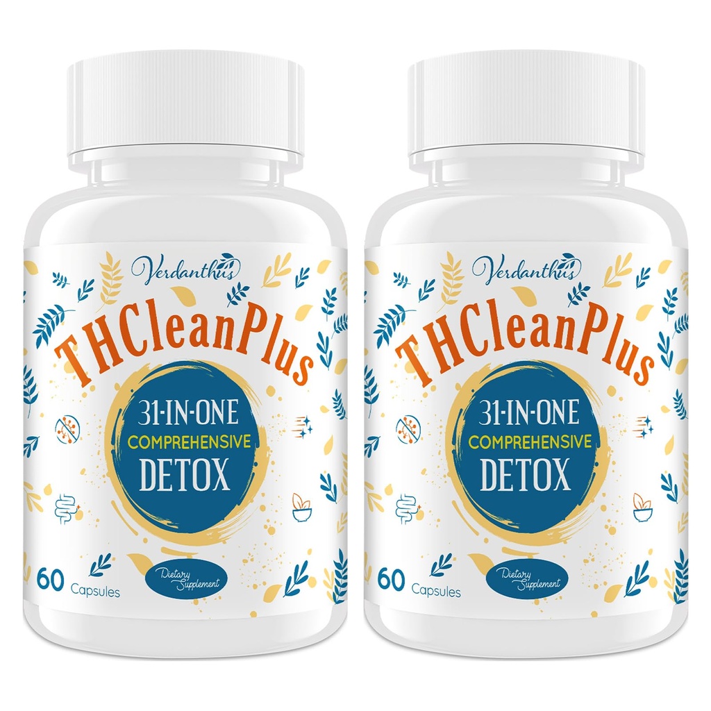 31-i-ONE Detox och Liver Cleanser, Fast Detox, Full Body Detoxification, Toxins Cleaner för lever, njure, naturlig växtbaserade formel, stöd Immune & Mood, 120 kapslar
