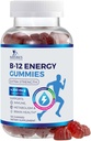 B-12-vitamiini energia Gummies 4500mcg - Extra Strength B12 Gummy Chewables for Energy Metabolia & Immuno Support - Ravintolisä naisten, miesten, & lasten - ei-GMO, Vegan, Berry Flavor - 120