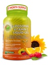 Liposomaalinen C-vitamiini Nestemäinen Gel-kapselit - 1100 mg - Valmistettu orgaaninen Acerola Kirsikat, Korkea Potenssi C-vitamiini Liposomal Immuuni tuki täydentää lisääntynyt imeytyminen ja biologinen hyötyosuus - 120