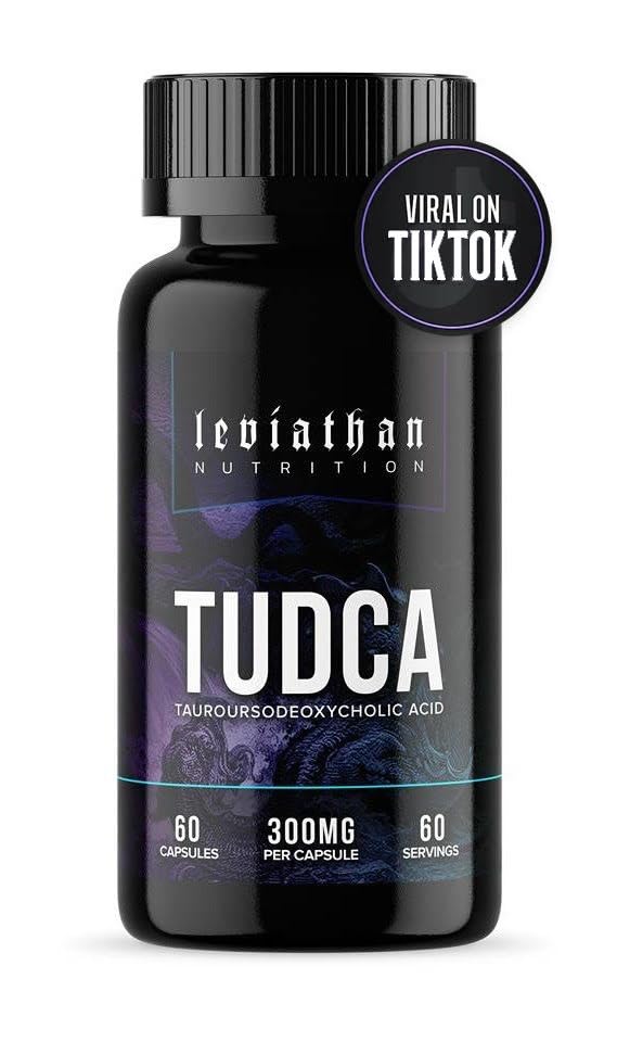 Leviathan Nutrition TUDCA Bile Salts 300mg - Tudca (Taurousodeoksikoolihappo) täydennysosa 60 kapselia