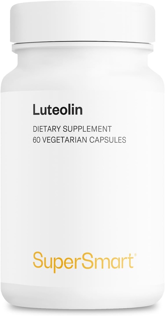 Supersmart - Luteolin 100mg päivässä (80% Flavonoid) - aivojen, muistin ja hermoston tuki täydentää Ei-GMO & Gluteenittomat - 60 kasvissyöjä kapselit