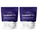 1MD Nutrition CardioFitMD - Vegan Beets Superfood Keto- Heart Health Powder - Typpioksidi täydentää - Beet Root Powder for Healthy Blood Pressure & Circulation - High Fiber Drink - 30 päivää (2-pakkaus)